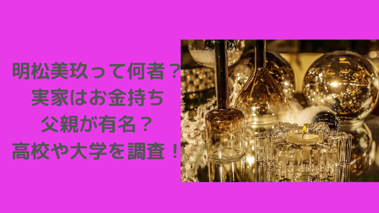 明松美玖　何者
